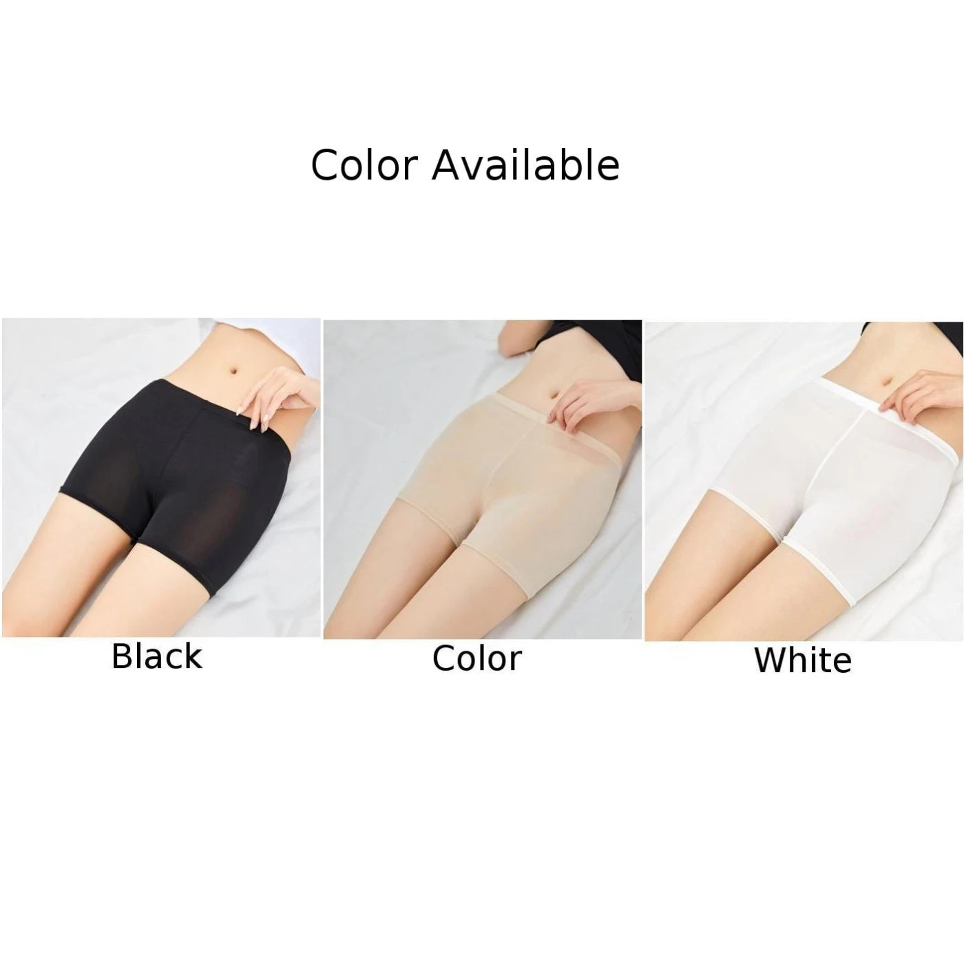 High Waist Summer Women's Skirt Shorts-Boxer Panties Girls Safety Briefs Boyshort Underpants Tights Slim Lingeries Short Pants