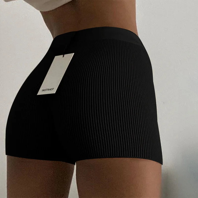 Women's shorts Comfortable leggings Fitness home Yoga pants Street hipster style boxer shorts