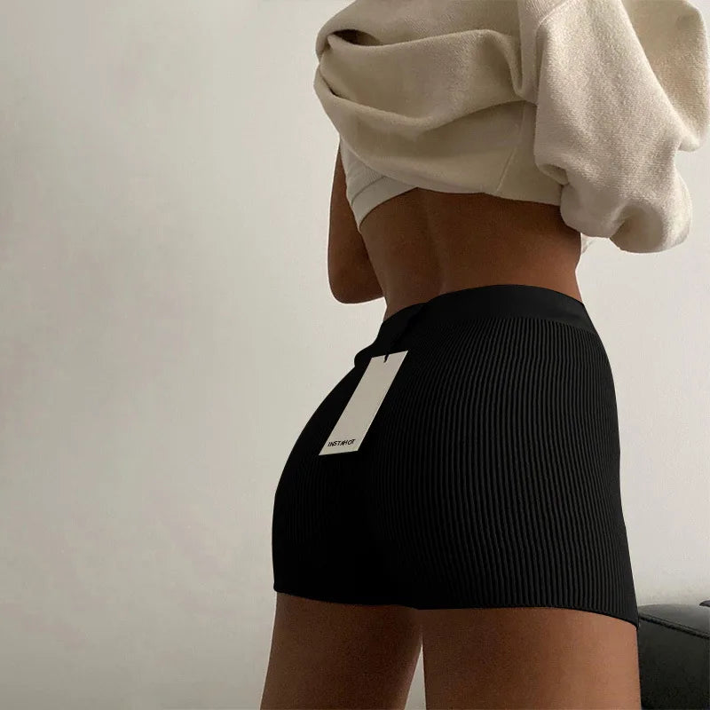 Women's shorts Comfortable leggings Fitness home Yoga pants Street hipster style boxer shorts